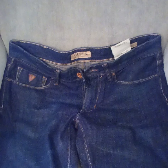 Guess Women's Dark Blue Denim Jeans - Picture 1 of 5